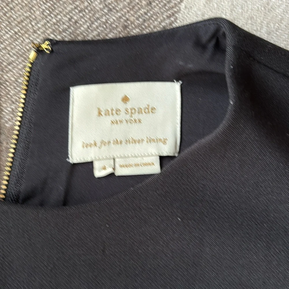 kate spade Black Sleeveless Mini Dress